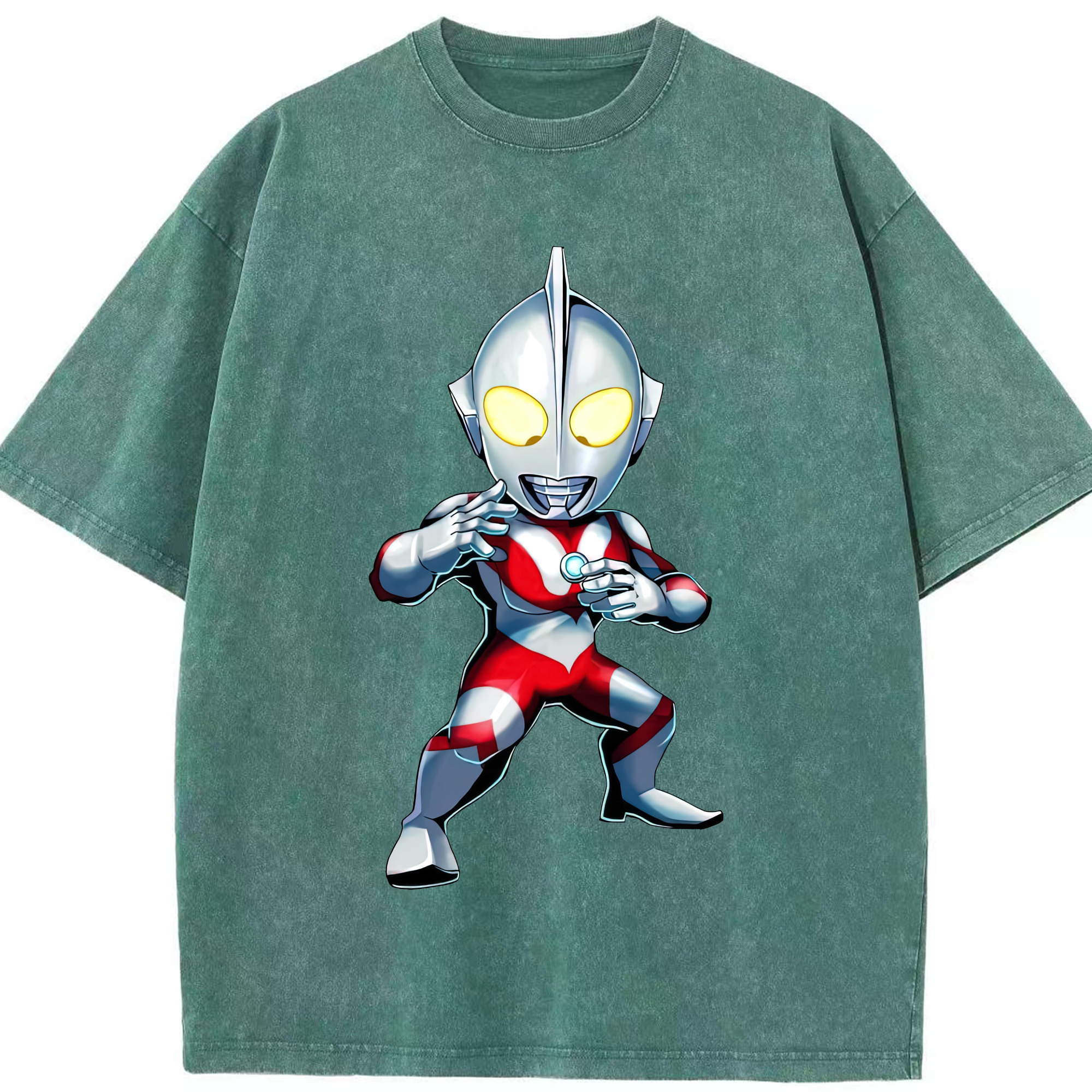 （画像用） ウルトラマン Ultraman 綿100% ヴィンテージ風 半袖Tシャツ（フロントプリント）